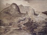 John Constable The Castle Rock,Borrowdale oil painting artist